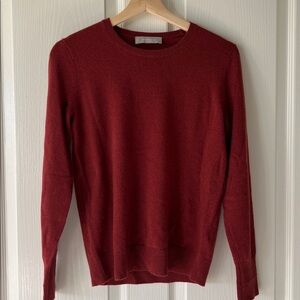 Everlane Wine color cashmere Sweater